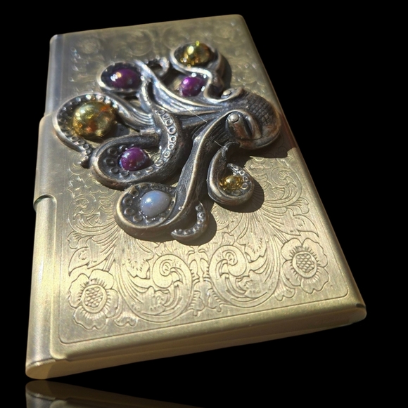 Handcrafted Octopus Business Card Case - Picture 3 of 5